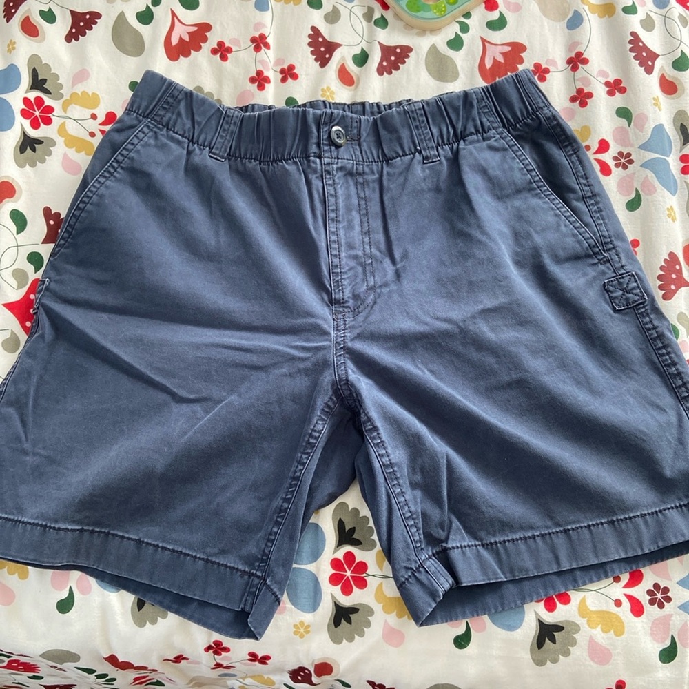 Vintage L.L. Bean navy blue cotton shorts 7” inseam size women’s 10